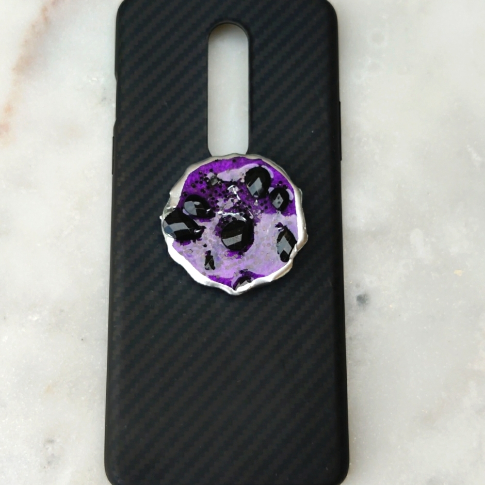 Handmade Resin Phone Grip